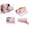 Three-chamber pencil case 3in1 pink