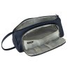 Two-compartment school pencil case expandable 3in1 navy blue