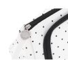 Two-compartment school pencil case expandable 3in1 white
