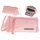 Two-compartment school pencil case expandable 3in1 pink