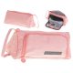 Two-compartment school pencil case expandable 3in1 pink