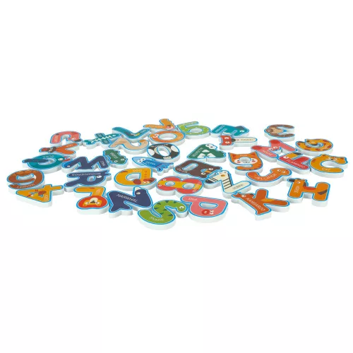 Foam letter and number bath toy