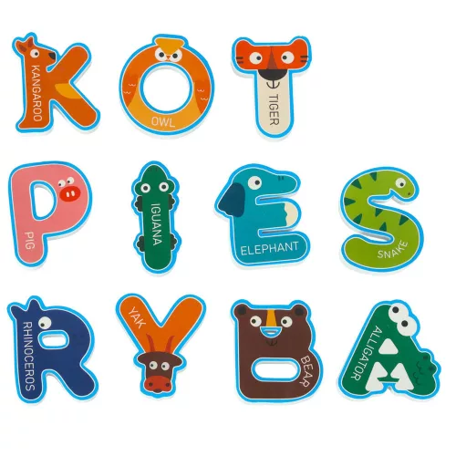 Foam letter and number bath toy