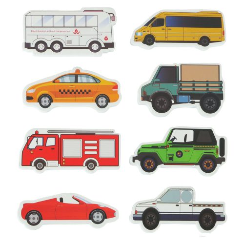 Bubble bath toy street cars