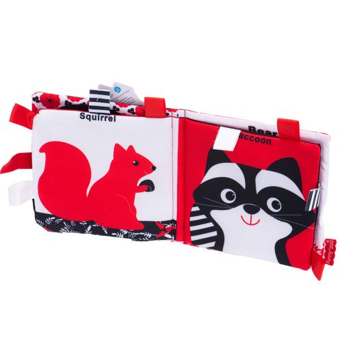 Sensory development book for babies - Forest theme