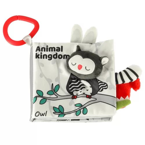 Sensory book soft animal tails owl