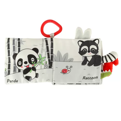 Sensory book soft animal tails owl