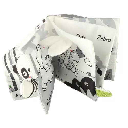 Sensory book soft animal tails owl