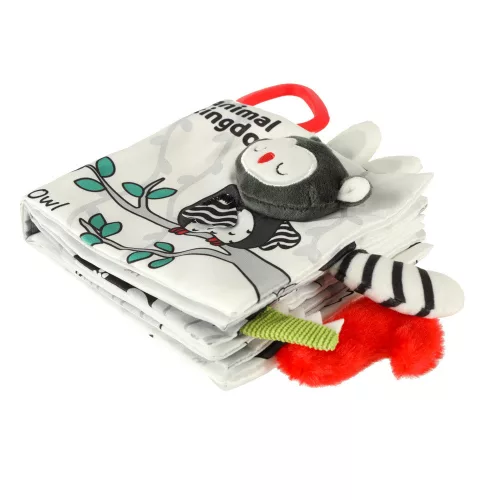 Sensory book soft animal tails owl
