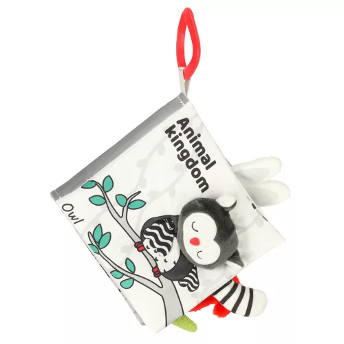Sensory book soft animal tails owl