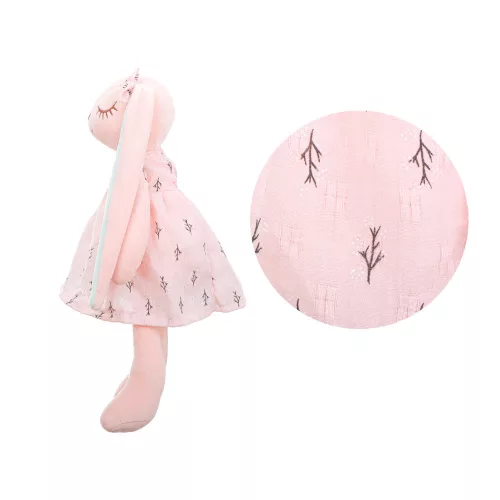 Plush rabbit mascot pink 35cm