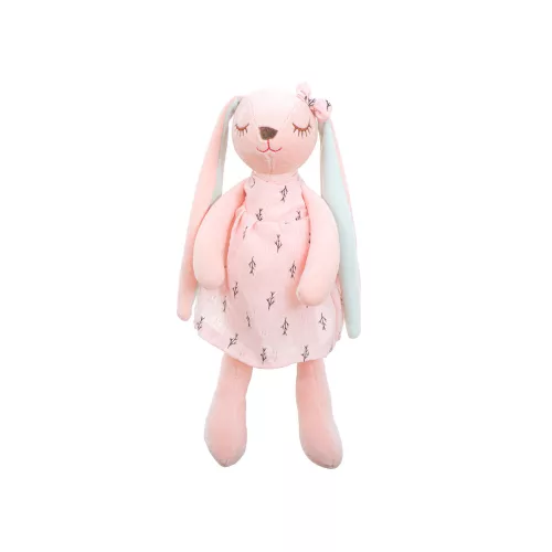 Plush rabbit mascot pink 35cm
