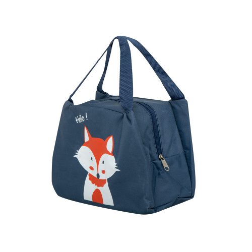 Insulated thermal bag breakfast lunch fox orange