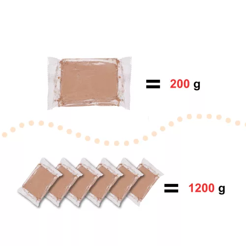 Clay raw material for pottery wheel 1200g