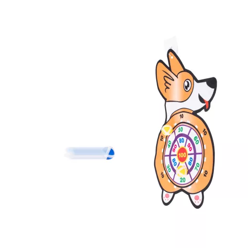 Velcro dart game safe darts target corgi
