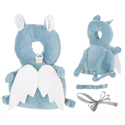 Head protection backpack for learning to walk - bat
