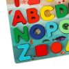 Fából készült számolókerék horgász ábécé számok