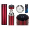 Termosz bögre smart LED 500ml bordó