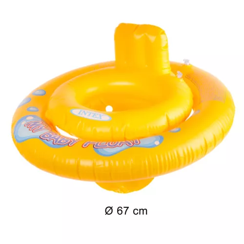 Inflatable wheel with seat for children INTEX 67cm on point