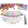 Colorful glitter gel pens in a set of 50 pieces.