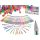 Colorful glitter gel pens in a set of 50 pieces.