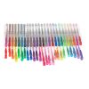 Colorful glitter gel pens in a set of 50 pieces.