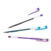 Colorful glitter gel pens in a set of 50 pieces.