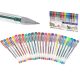Colorful glitter gel pens in a set of 25.