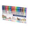 Colorful glitter gel pens in a set of 25.