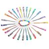Colorful glitter gel pens in a set of 25.