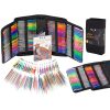Colored gel pens in a case 120pcs + 120pcs refills