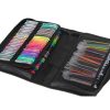 Colored gel pens in a case 120pcs + 120pcs refills