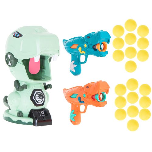 Target shooting 2 pistols + 20 bullets dinosaur