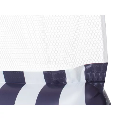Inflatable floating chair with mattress 120x70cm navy blue