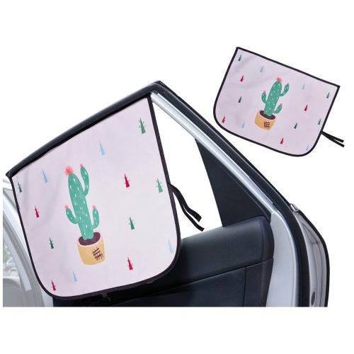 Magnetic curtain car window cover cactus