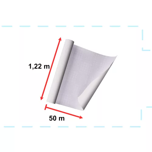 Self-adhesive foil roll wall covering oak white 1.22x50m