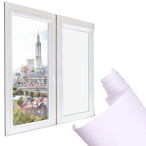 Öntapadós ablakfólia matt tejszerű tekercsben 1,22x50m