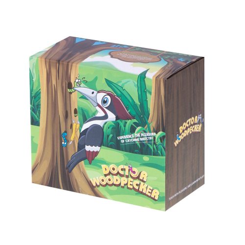 Magnetic bird feeding dexterity game