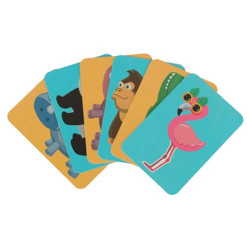 Magnetic puzzle safari animals 47 pieces.