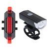 LED bicycle light rear-front set USB