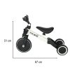 Trike Fix Mini terepjáró tricikli 3in1 pedálokkal, fehér színben