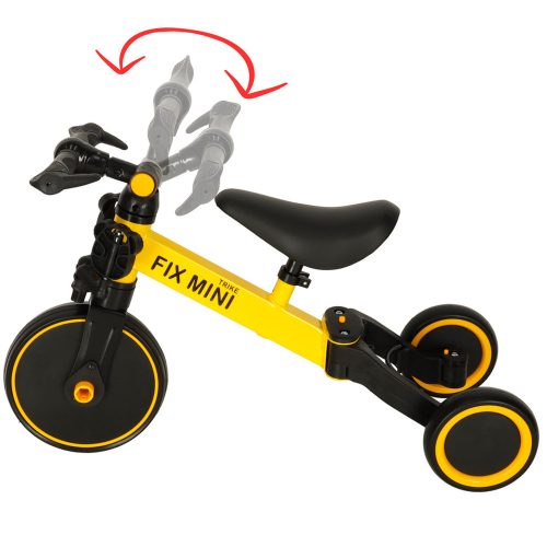 Trike Fix Mini off-road tricycle 3in1 with pedals yellow