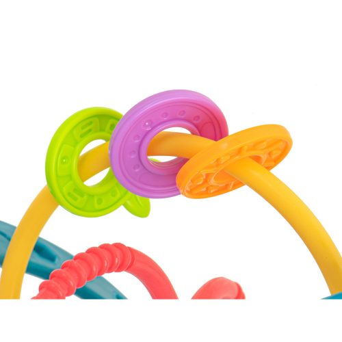 Sensory rattle for toddlers turquoise