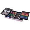 Plastic painting set in a suitcase 145el pink