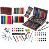 Plastic painting set in carrying case 123el