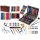 Plastic painting set in carrying case 123el