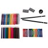 Plastic painting set in carrying case 123el