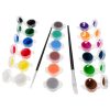 Plastic painting set in carrying case 123el
