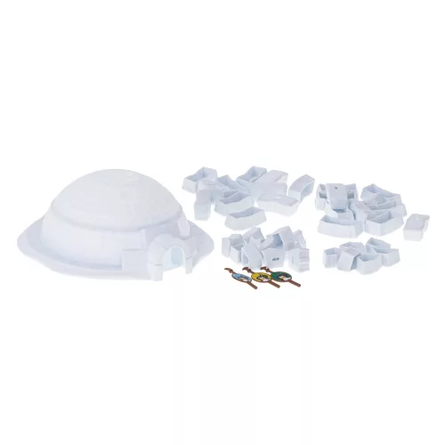 Skill game to build igloos for penguins