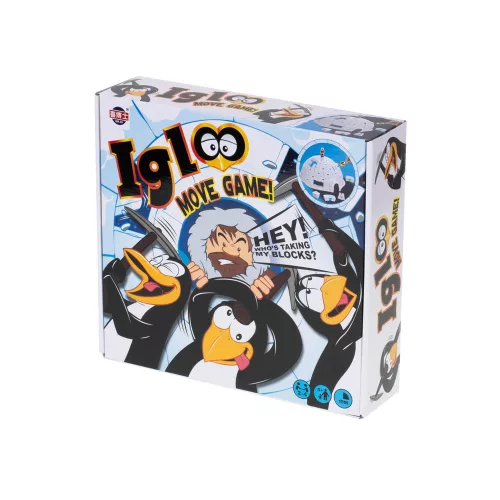 Skill game to build igloos for penguins